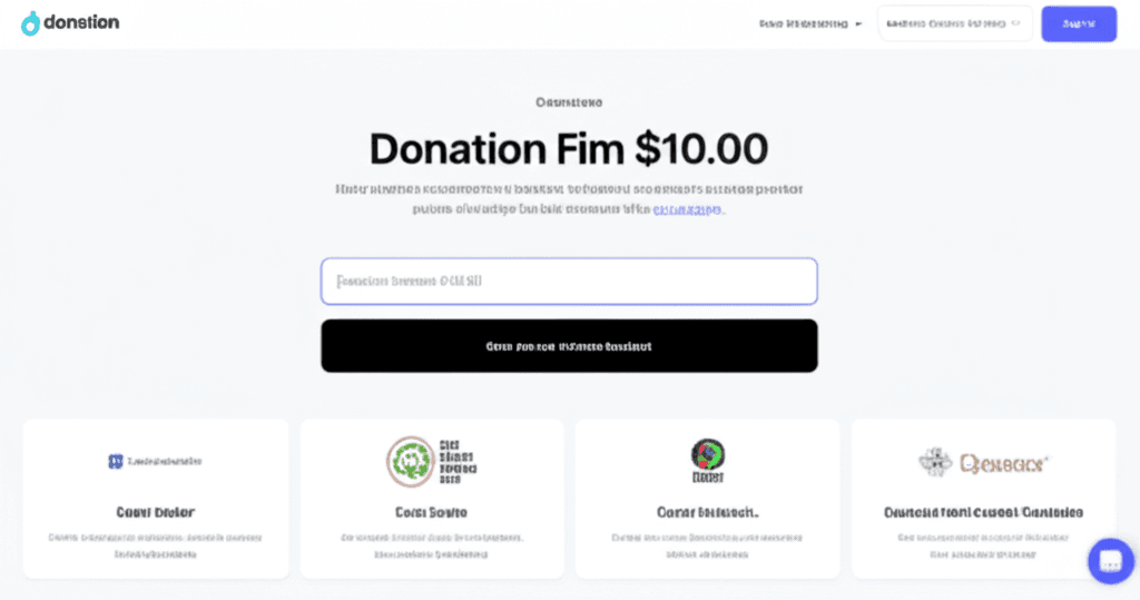Donation platform